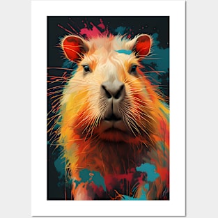 Vibrant Whiskers: Chromatic Hamster Delight Posters and Art